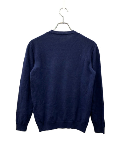 FENDI ニット セーター 長袖 クールネック ネイビーブルー FZY026 AAUA メンズ SIZE 48 (L) フェンディ
