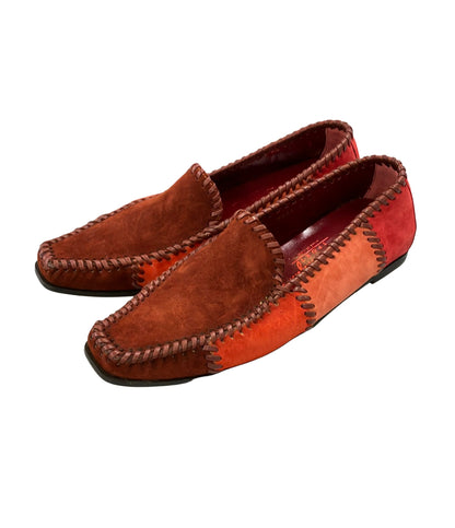 Salvatore Ferragamo パッチワークローファー スエード レディース SIZE 7 C (24.5cm) サルヴァトーレフェラガモ
