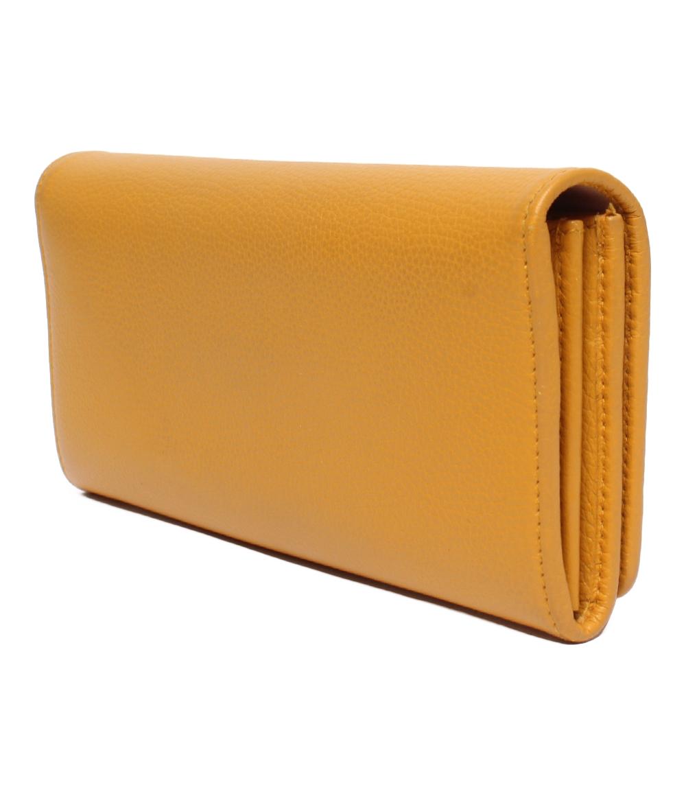 【美品】BVLGARI 長財布　黄色 BVLGARI（ブルガリ） 二つ折り長財布 BVLGARI BVLGARI LARGE WALLET