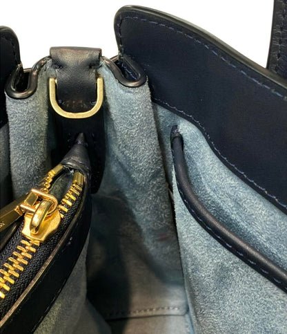 美品 Kate Spade 2WAY ハンドバッグ ショルダーバッグ 斜め掛け デニム レディース ケイトスペード