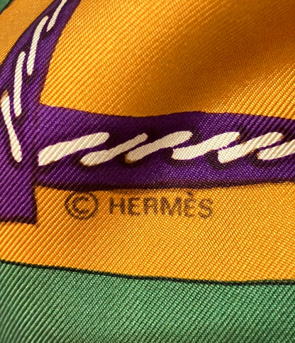 HERMES スカーフ シルク100% LA CHASSE en Afrique レディース エルメス