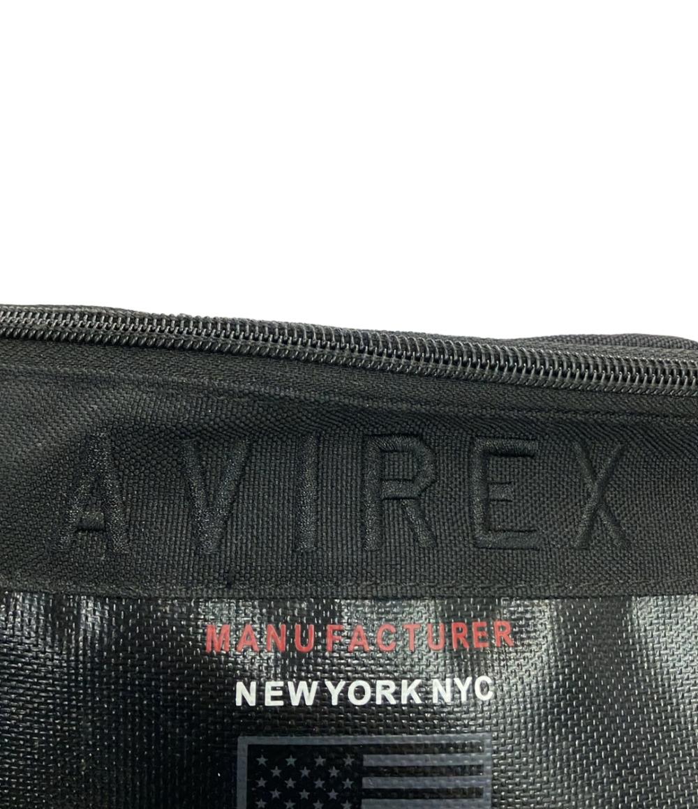 AVIREX ウエストバッグ ボディバッグ ポリエステル ターポリン SH2018 メンズ アヴィレックス