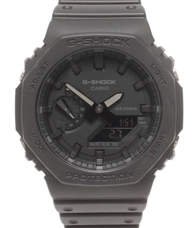 美品 CASIO 腕時計 G-SHOCK クオーツ ブラック GA-2100 メンズ カシオ