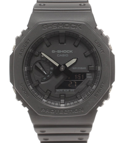 美品 CASIO 腕時計 G-SHOCK クオーツ ブラック GA-2100 メンズ カシオ