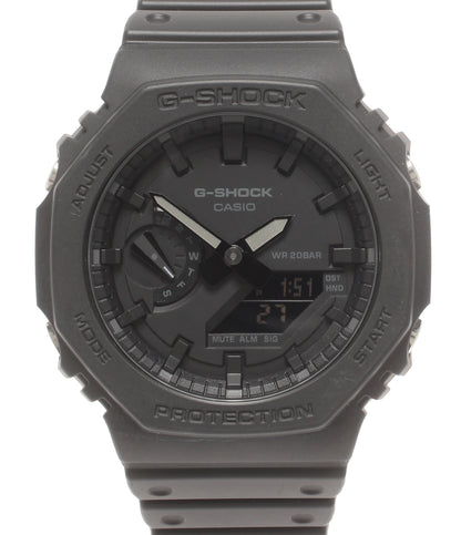 美品 CASIO 腕時計 G-SHOCK クオーツ ブラック GA-2100 メンズ カシオ