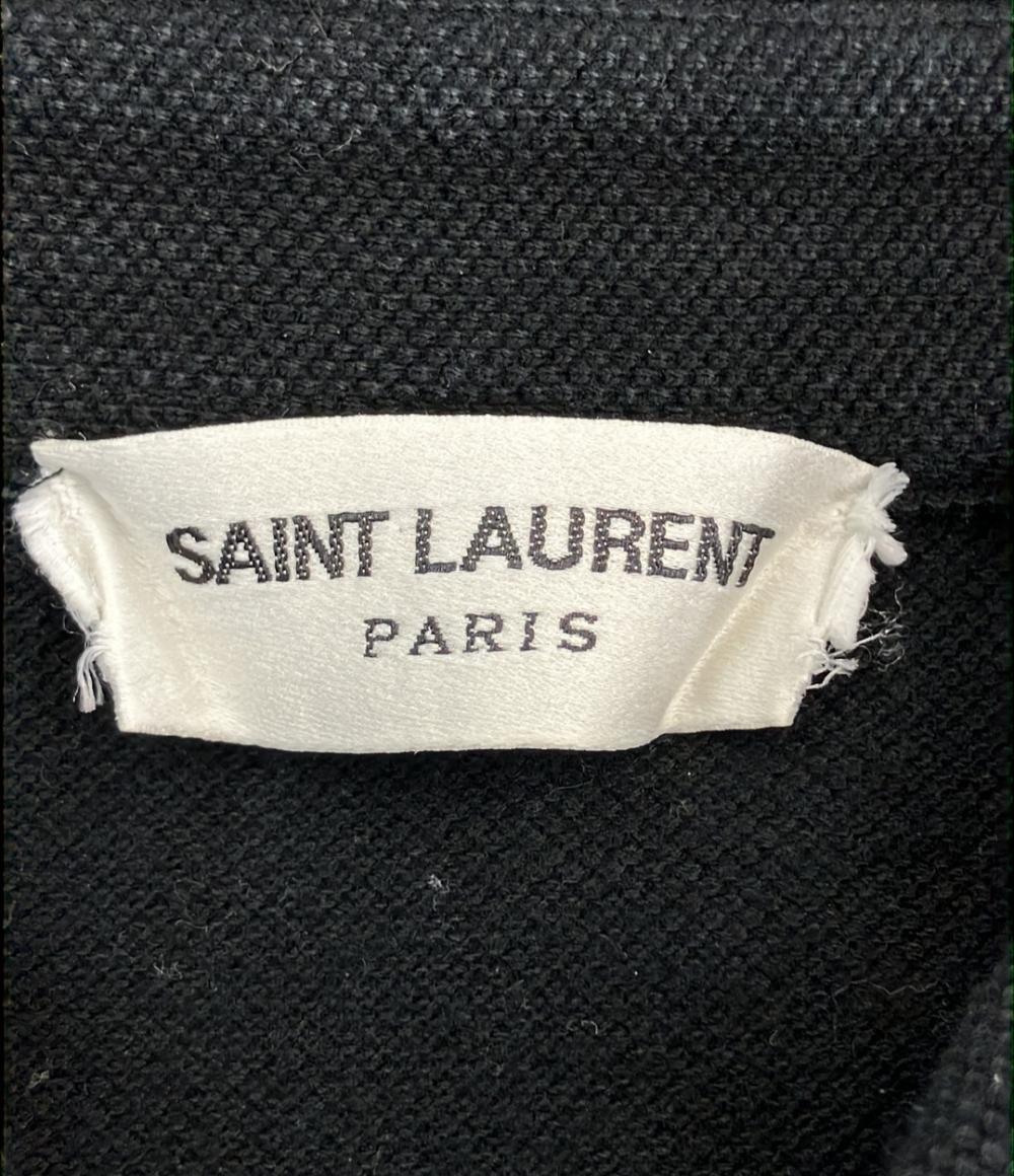 SAINT LAURENT 長袖シャツ ピケシャツ ダブルポケット メンズ SIZE L サンローラン