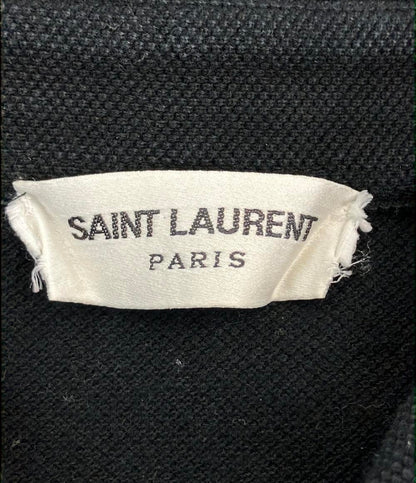 SAINT LAURENT 長袖シャツ ピケシャツ ダブルポケット メンズ SIZE L サンローラン