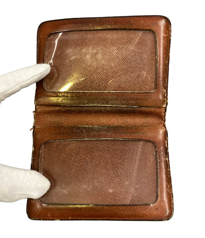 訳あり LOUIS VUITTON パスケース ポルト 2カルト ヴェルティカル モノグラム M60533 メンズ レディース ルイ・ヴィトン