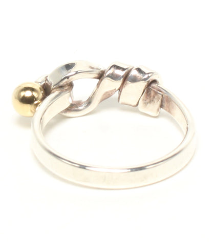Tiffany & Co. リング 指輪 K18 SV925 フック＆アイ レディース SIZE 9号 ティファニー