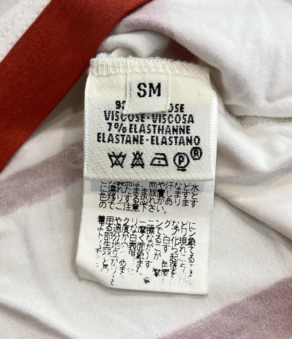 エルメス 半袖Tシャツ ボーダー柄 レディース SIZE SM HERMES