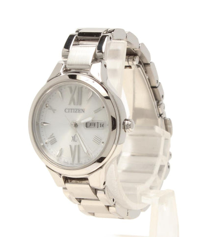 美品 CITIZEN 腕時計 クロスシー xC ソーラー シルバー E001-T020330 レディース シチズン
