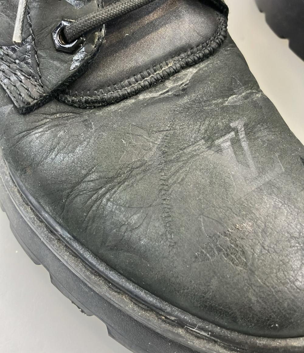 LOUIS VUITTON ショートブーツ モノグラムヌバック ボールドライン