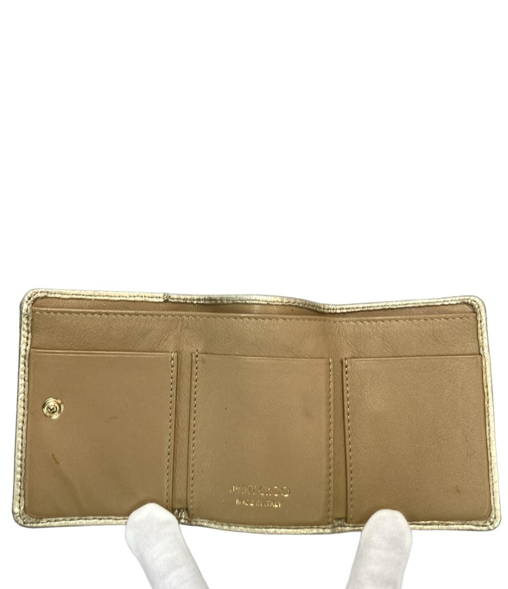 Jimmy Choo 三つ折り財布 レザー レディース ジミーチュウ