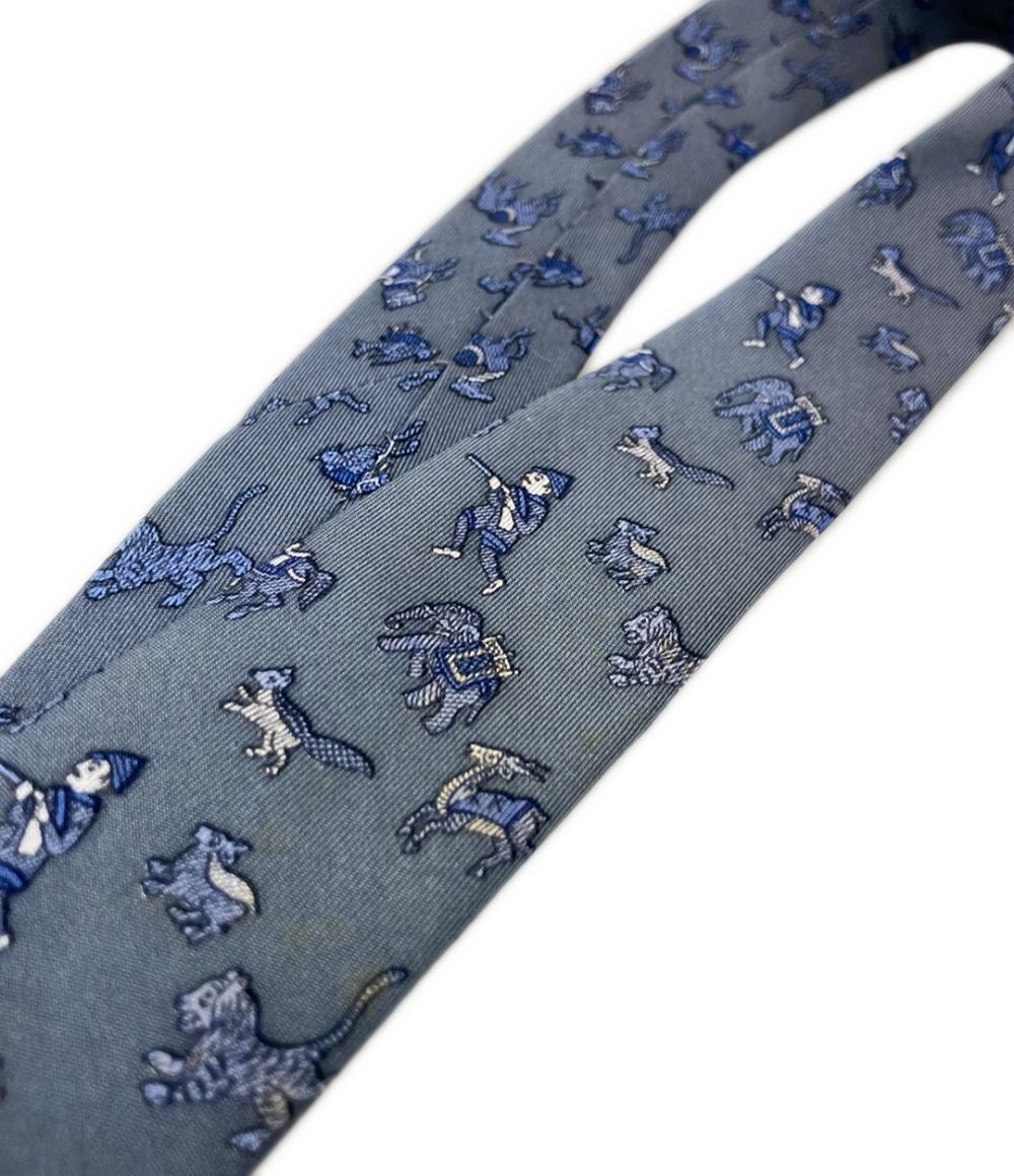 HERMES ネクタイ シルク100% 963 IA メンズ エルメス