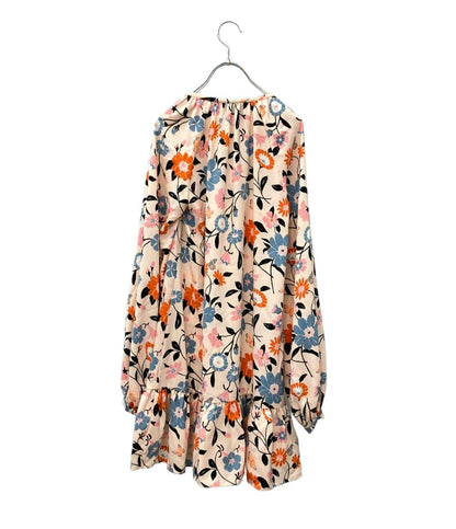 Kate Spade 長袖ワンピース リボン 花柄 レディース SIZE XS ケイトスペード