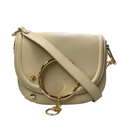 美品 SEE BY CHLOE ショルダーバッグ 斜め掛け レザー レディース シーバイクロエ