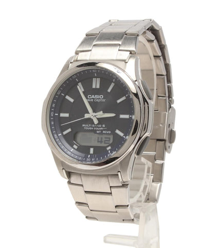 カシオ 腕時計 ウェーブセプター ソーラー ブラック WVA-M630D-1AJF メンズ CASIO