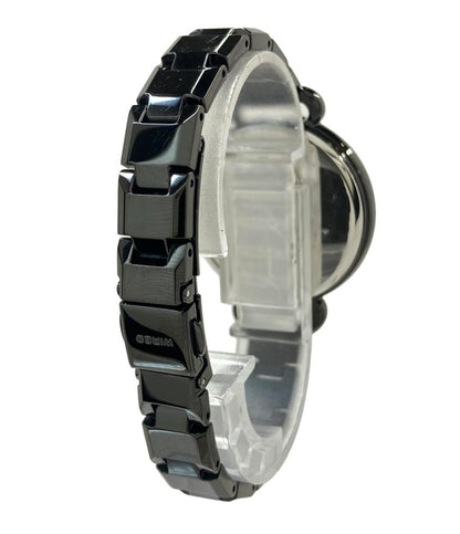 SEIKO 腕時計 WIRED ワイアード ソーラー ブラック V14J-0BN0 メンズ セイコー