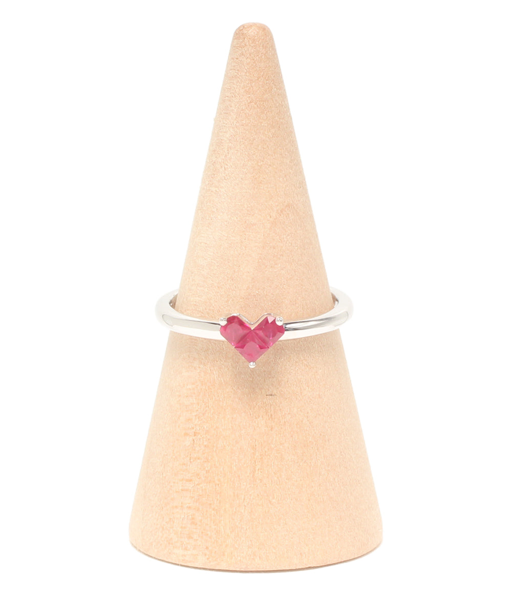 美品 STAR JEWELRY リング 指輪 K18 ルビー0.25ct レディース SIZE 9号 スタージュエリー