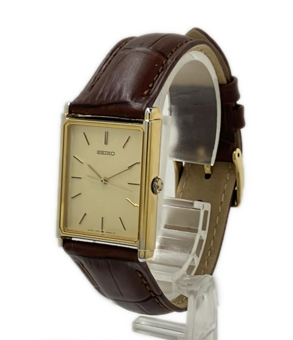 セイコー 腕時計 シャリオ クオーツ ゴールドそ 5P31-5D40 メンズ