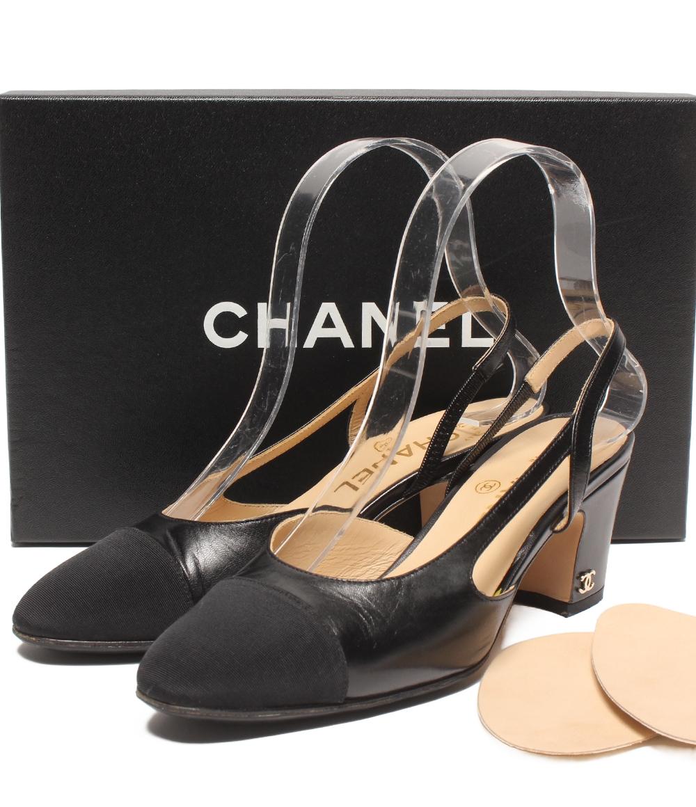 CHANEL スリングバック ミュール パンプス ココマーク G31318 レディース SIZE 35.5 (23cm) シャネル