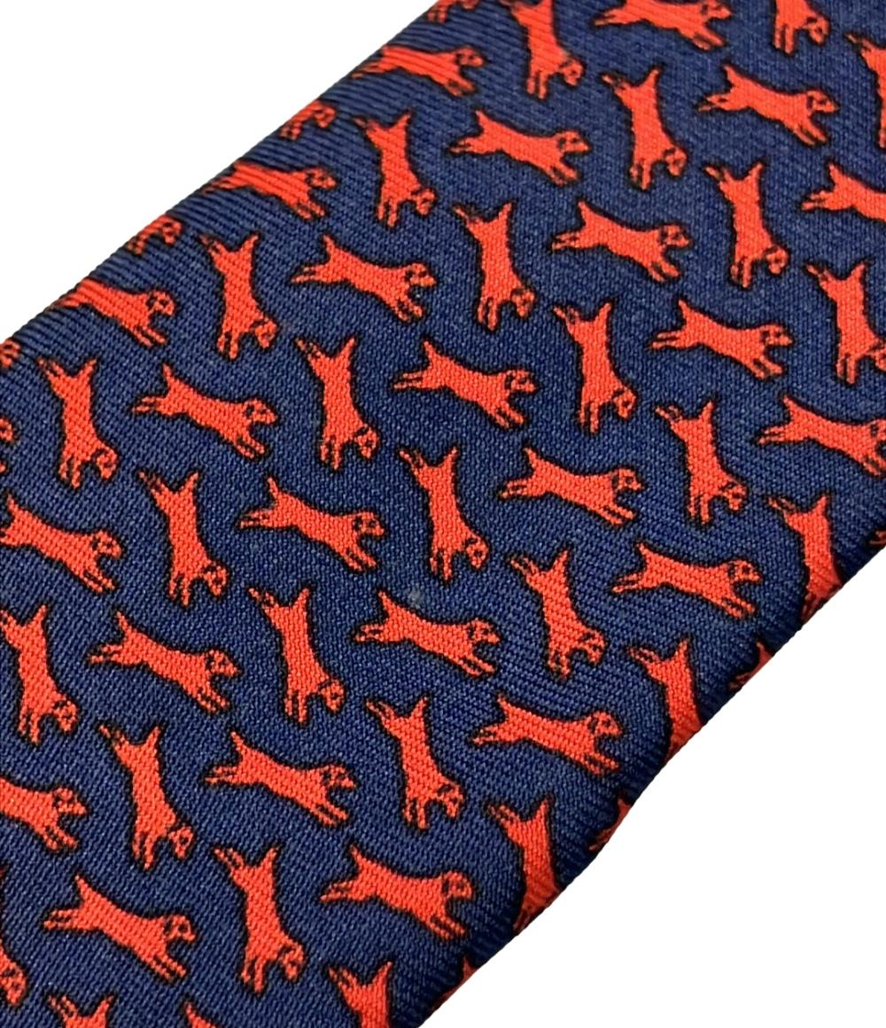 美品 Dunhill ネクタイ シルク100% メンズ ダンヒル