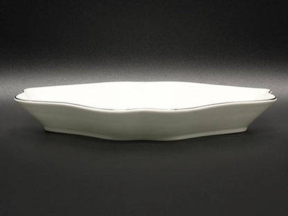 WEDGWOOD ダイヤディッシュ 皿 22cm インタグリオ プラチナ ウェッジウッド