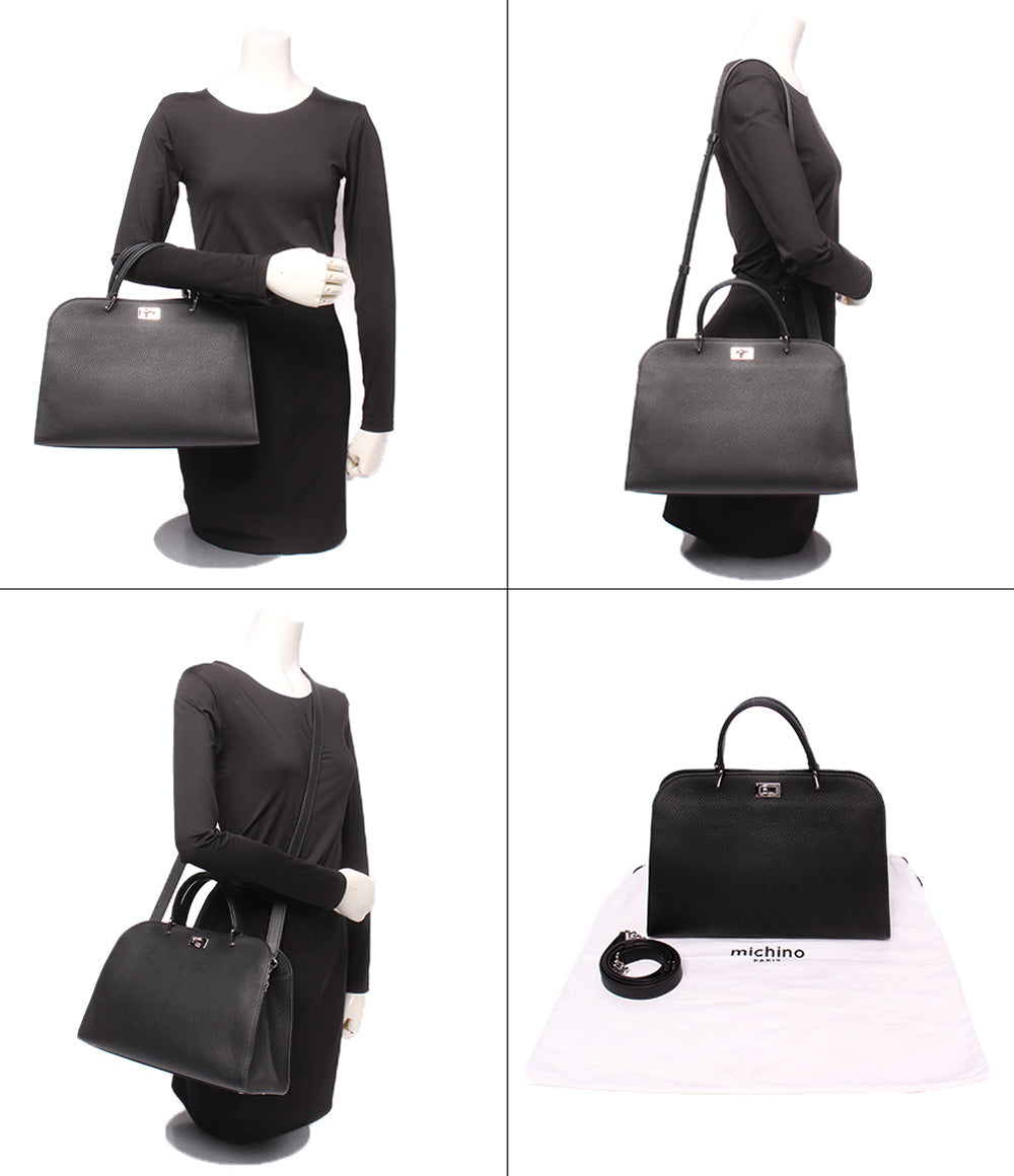 Michino Paris 2WAY ハンドバッグ ショルダーバッグ 肩掛け 斜め掛け オペラ レディース ミチノパリ