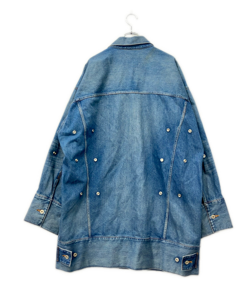 GUCCI バケットハット デニム GGキャンバス 57631 4HAC3 レディース