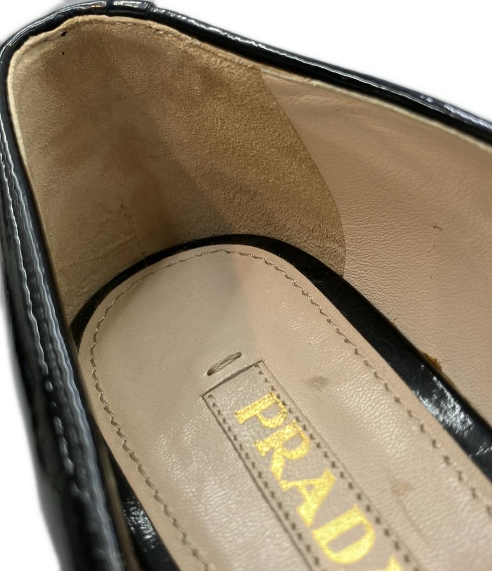 PRADA エナメルローファー 1D736E レディース SIZE 38 (25cm) プラダ