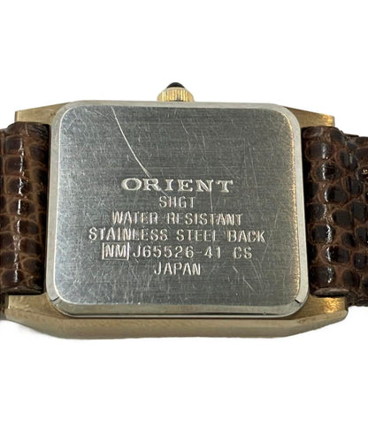 オリエント 腕時計 シャンドール クオーツ ゴールド J65526-41 レディース ORIENT
