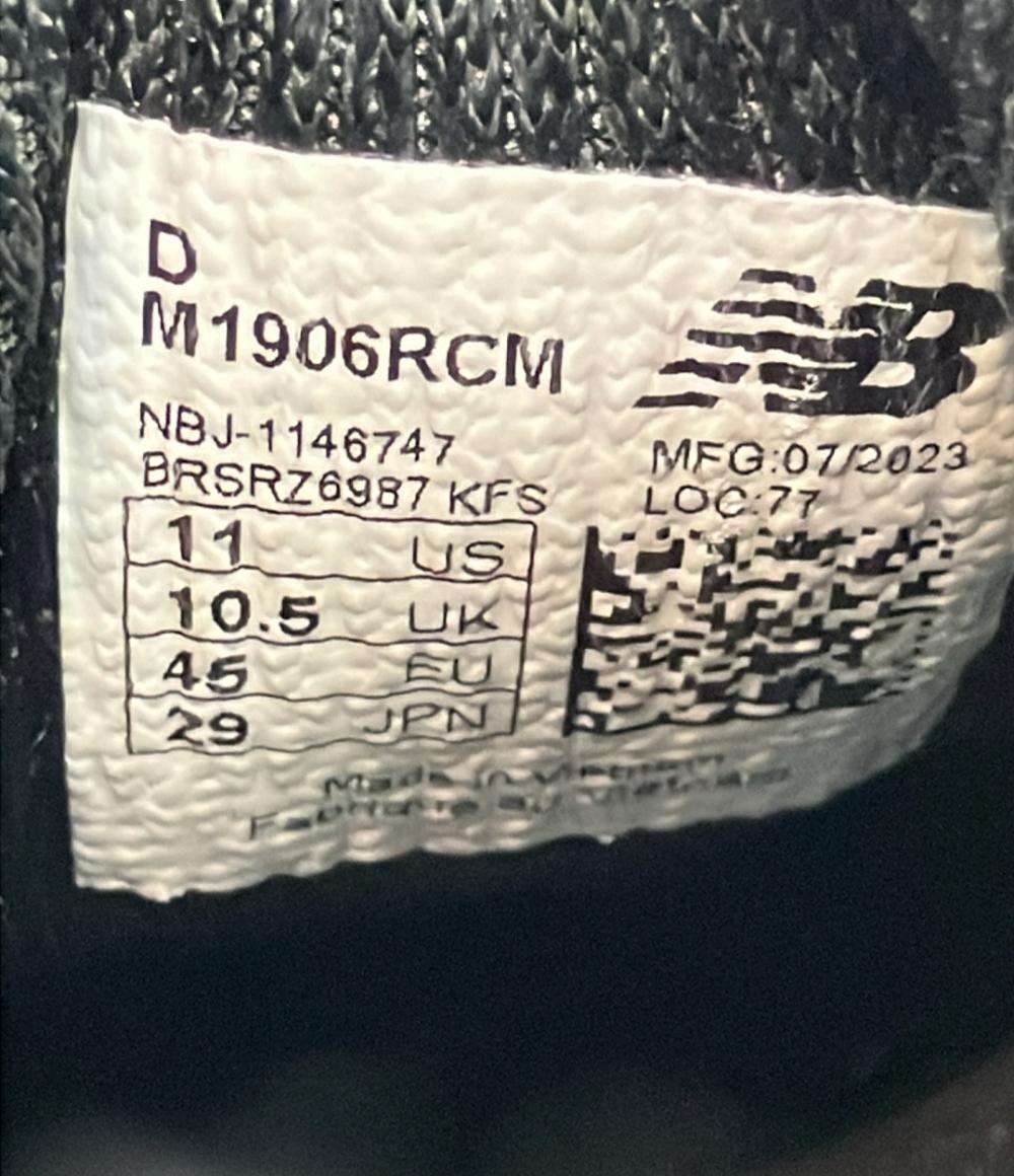 美品 NEW BALANCE ローカットスニーカー × コムデギャルソン オム M1906RCM メンズ SIZE 29.0 (XL) ニューバランス