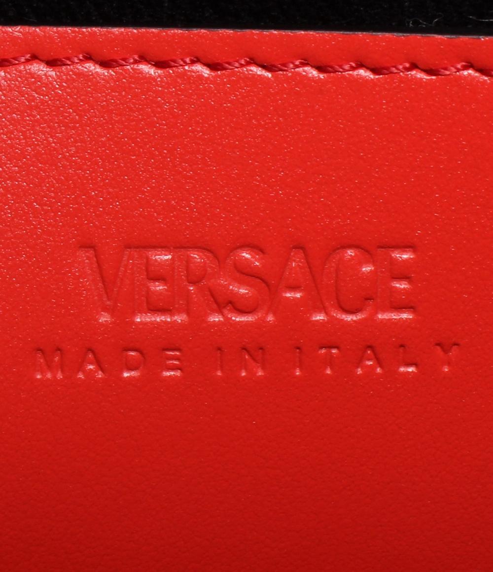 美品 ヴェルサーチ 2way ハンドバッグ ショルダーバッグ 斜め掛け LA GRECA SIGNATURE レディース VERSACE