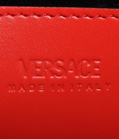 美品 ヴェルサーチ 2way ハンドバッグ ショルダーバッグ 斜め掛け LA GRECA SIGNATURE レディース VERSACE