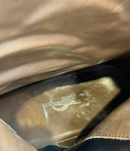 YVES SAINT LAURENT ショートブーツ サイドジップ メンズ SIZE 41 (26cm) イヴ・サンローラン