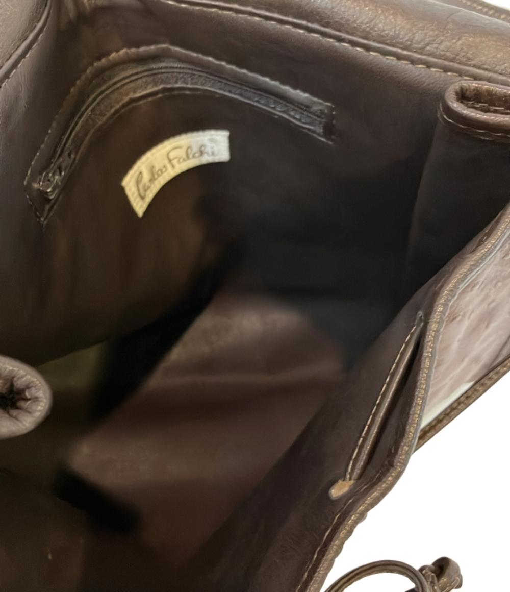 カルロスファルチ ショルダーバッグ 斜め掛け レディース Carlos Falchi