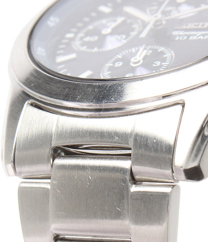 SEIKO 腕時計 クロノグラフ クオーツ ネイビー 7T92-0DM0 メンズ セイコー