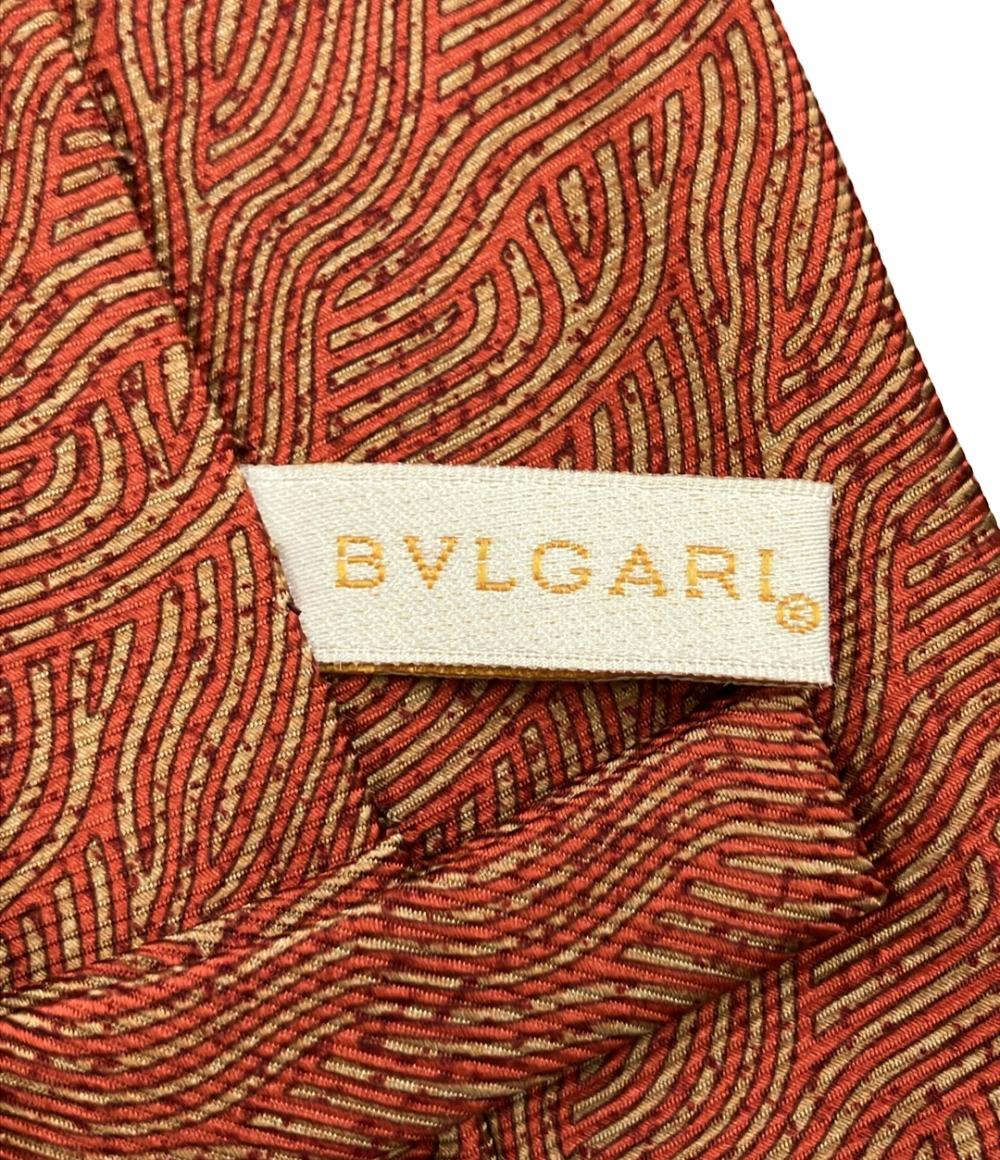 BVLGARI ネクタイ シルク100% メンズ ブルガリ