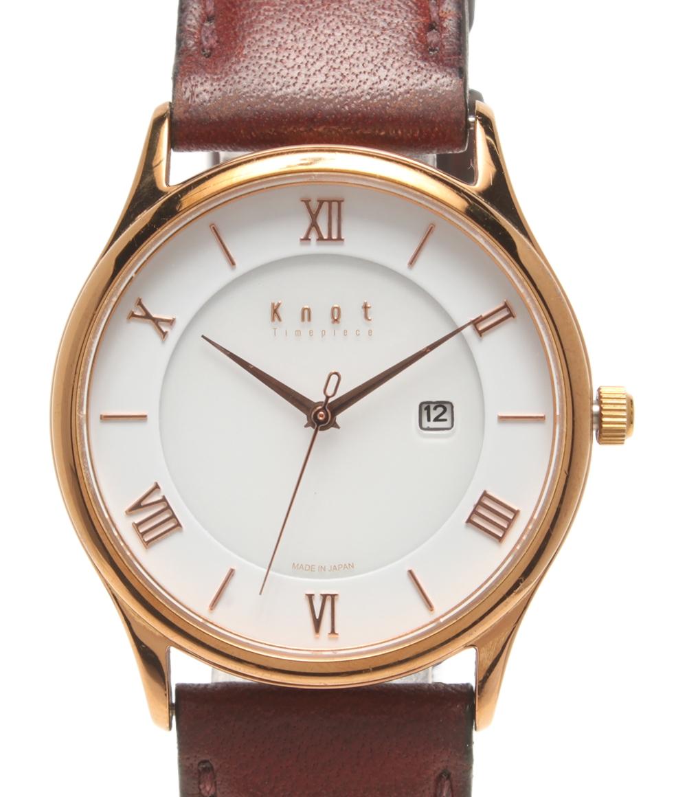 Knot 腕時計 ソーラー ホワイト CS-32 レディース メンズ ノット