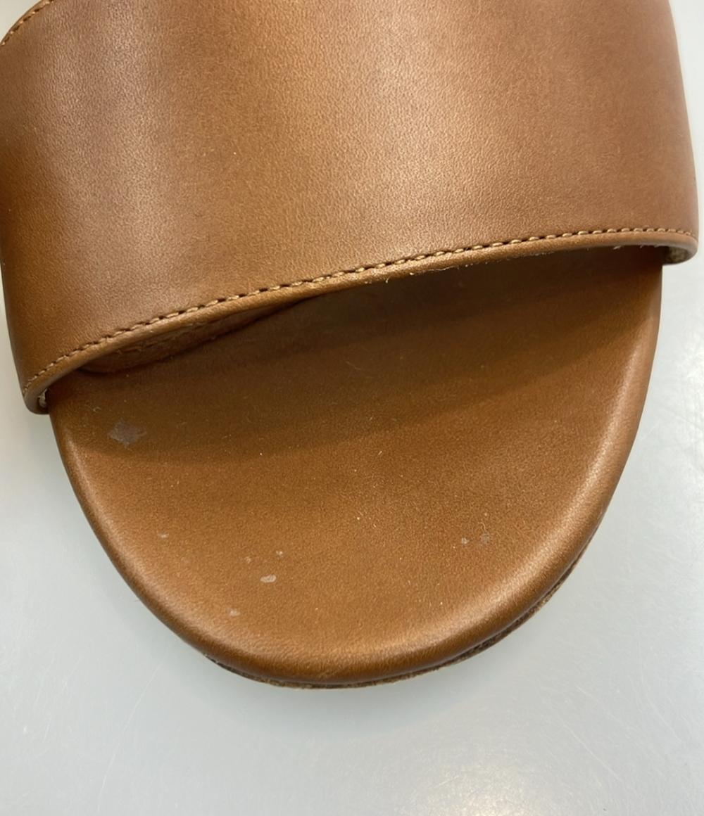 Salvatore Ferragamo レザーストラップサンダル レディース SIZE 7 1/2 (XL) サルヴァトーレフェラガモ