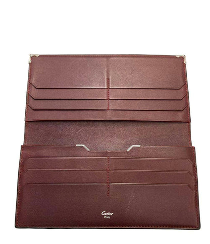Cartier 二つ折り長財布 レザー マストドゥカルティエ メンズ カルティエ