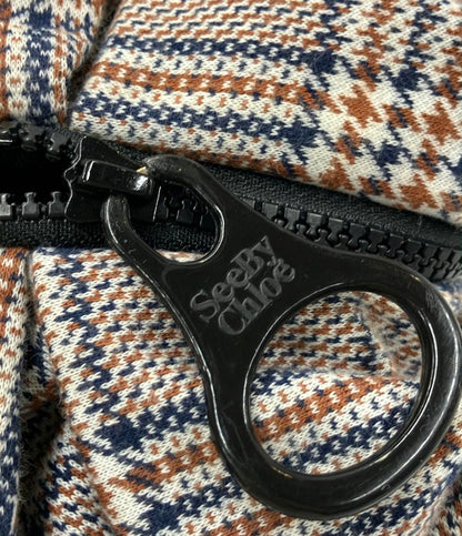 美品 シーバイクロエ ハンドバッグ 千鳥柄 ジョイライダー レディース SEE BY CHLOE