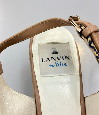 LANVIN en Bleu スリングバックサンダル レディース SIZE 23.0 (M) ランバンオンブルー