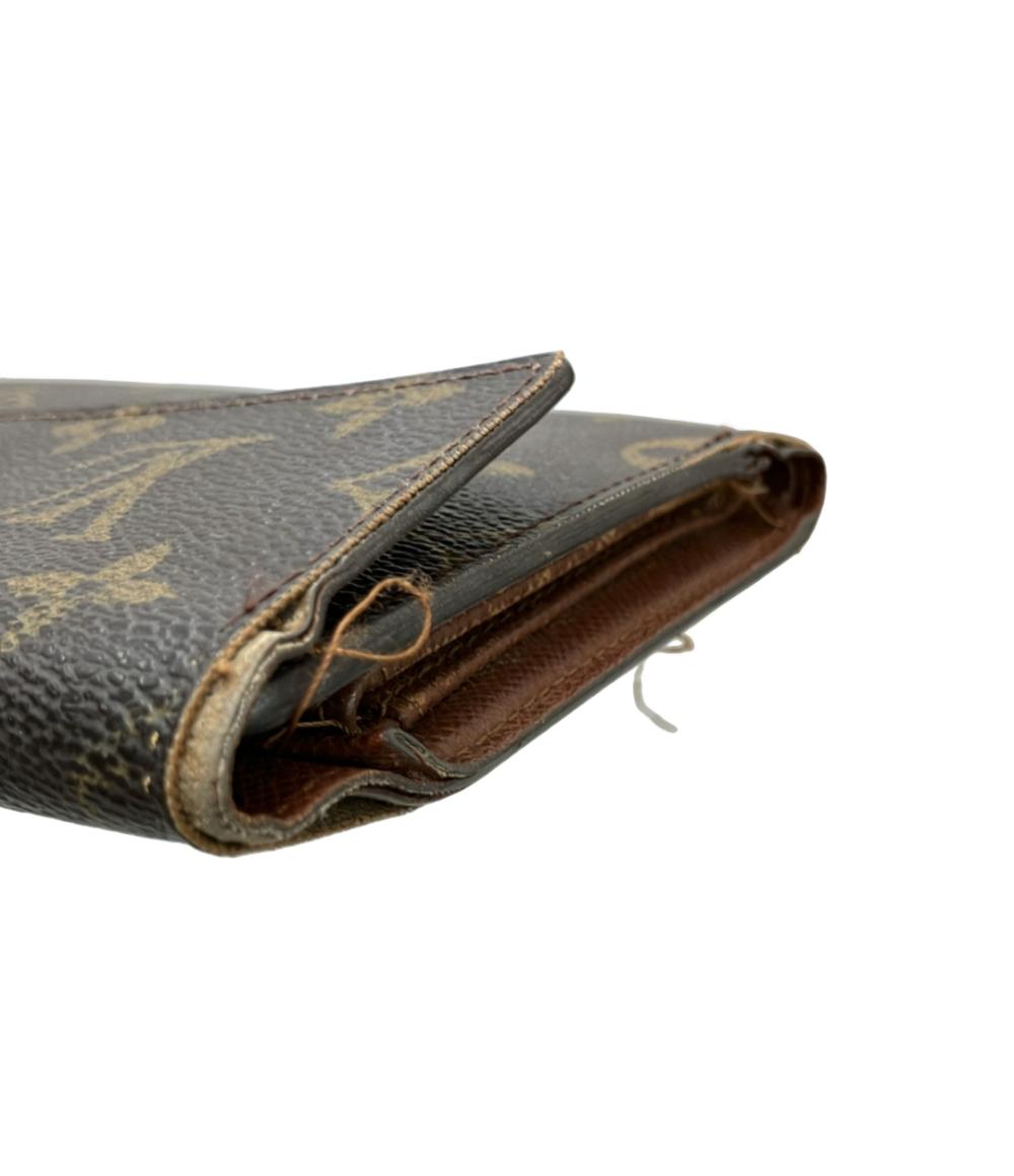 ルイ・ヴィトン 三つ折り財布 ポルトトレゾール エテュイパピエ モノグラム M61202 レディース LOUIS VUITTON