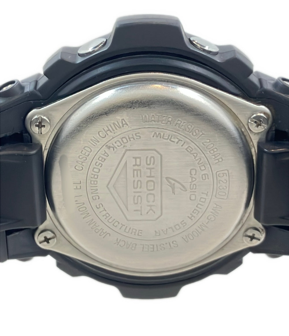 CASIO 腕時計 G-SHOCK ソーラー ブラック AWG-M100A メンズ カシオ
