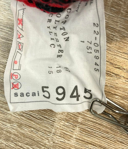 Sacai 長袖ニット Buffalo Check Pullover  モード 22-05945 レディース SIZE 1 (S) サカイ