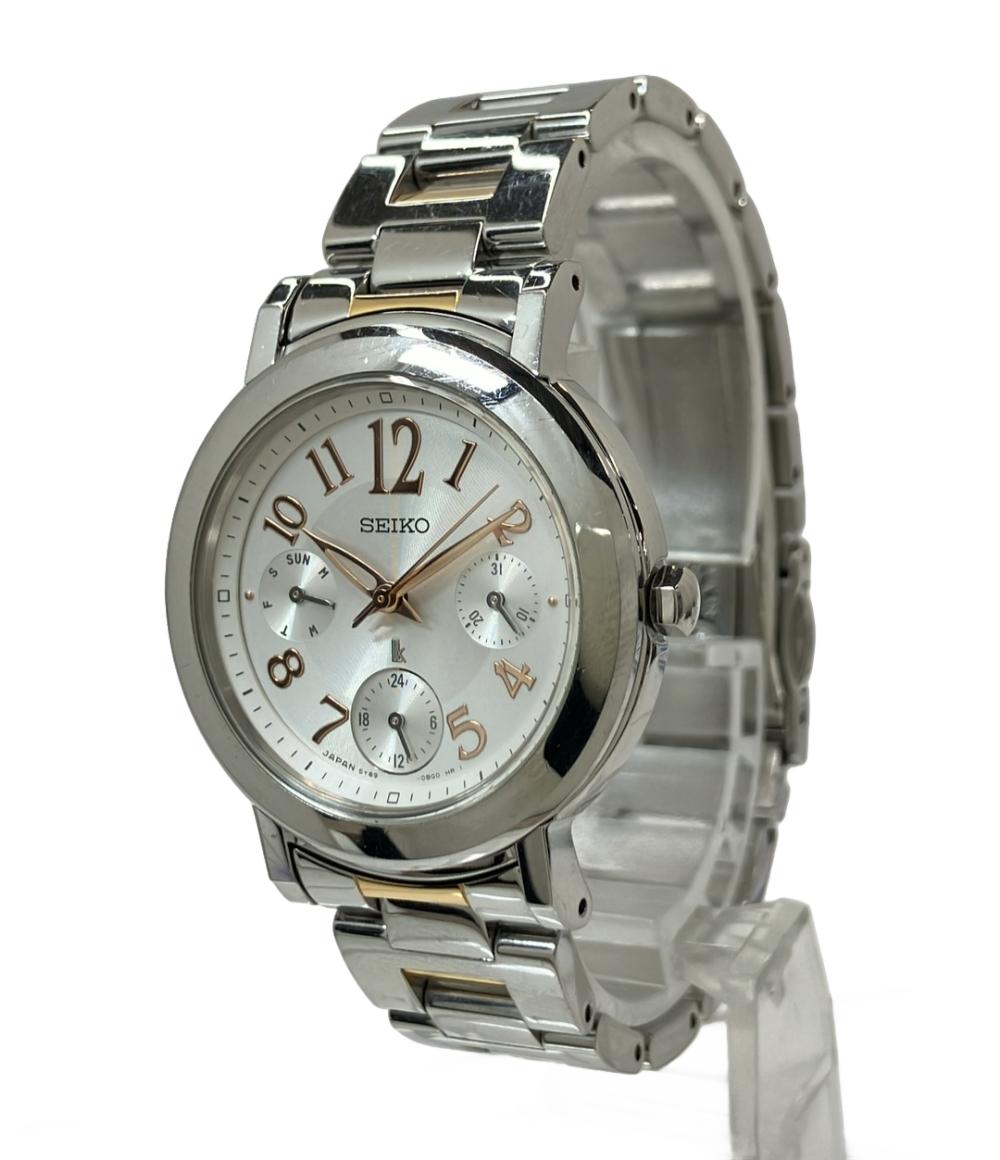 セイコー 腕時計 lk ルキア クオーツ シルバー 5Y89-0AR0 レディース SEIKO
