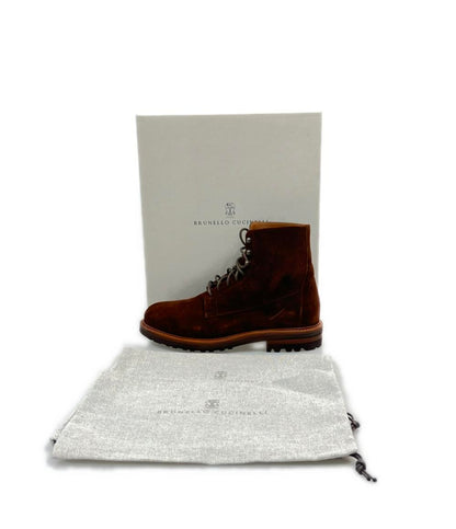ブルネロクチネリ レースアップブーツ スエード メンズ SIZE 40 (S) Brunello Cucinelli