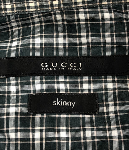 グッチ  長袖チェックシャツ     308225 Z3739 メンズ SIZE 39 (M) GUCCI