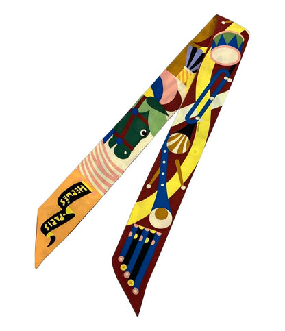 エルメス スカーフ シルク100% PARADE EN FANFARE ツイリー レディース HERMES